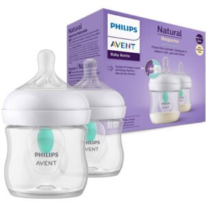 Philips Avent Biberón de vidrio Natural Response - Biberón de 120 m