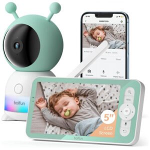 BOIFUN 2K 5" Camara Vigilancia Bebe con App Movil