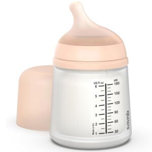 Suavinex, Biberón Anticólico Zero Zero, con Tetina de Flujo Lento (S)