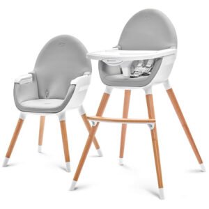 kk Kinderkraft FINI Trona bebé 2 en 1, Silla Infantil, Portatil