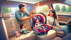 Dónde colocar silla bebé coche según la DGT