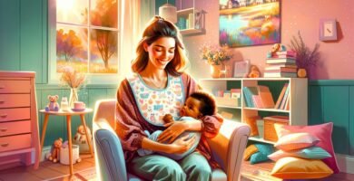 baberos de lactancia para bebes