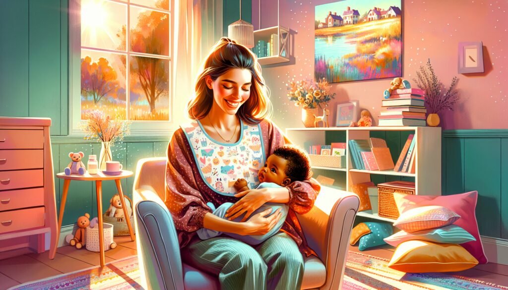 baberos de lactancia para bebes