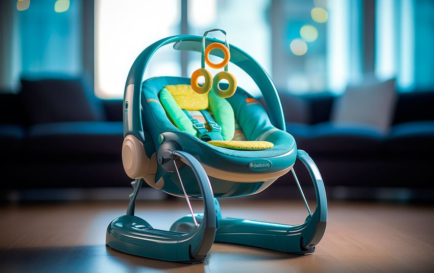 BEBE2LUXE Alpha : Silla Mecedora Eléctrica para Niños Alpha