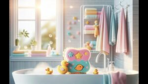 Esponja suave para los baños para bebés