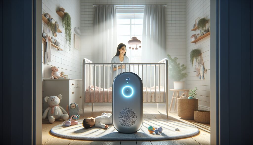 monitor de control de ruido para bebes