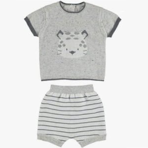 Mayoral Conj. Pantalón Corto Lunar Vig Bebe Niño 0-18 Meses