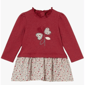 Mayoral Vestido Punto Combinado para bebé niña