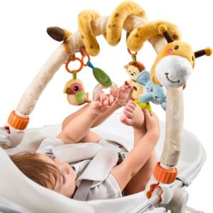 TUMAMA 2-in-1 Arco y Juguetes Espiral Carro Bebes 0 3 4 6 Meses