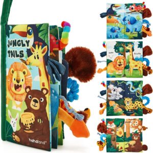 hahaland Libro Bebe Interactivo Juguetes Bebes 0 a 12 Meses