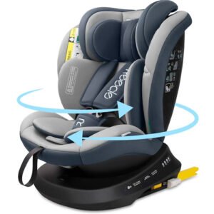 Reecle I-Size Silla de Coche Giratoria 360 con ISOFIX